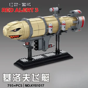 Red Alert Educational Airship Model Toy Building Blocks Set - Fun and Intellectual Challenges for Children gift 1